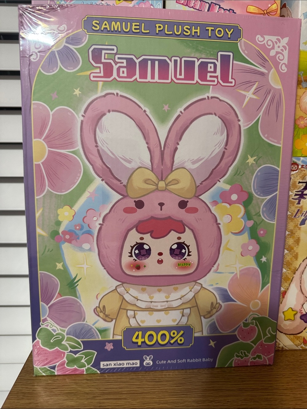 Samuel Plush Toy - Pink Rabbit Costume Plush